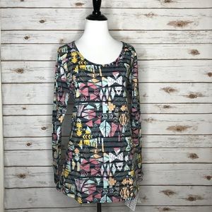 LuLaRoe Lynnae Long Sleeve Shirt